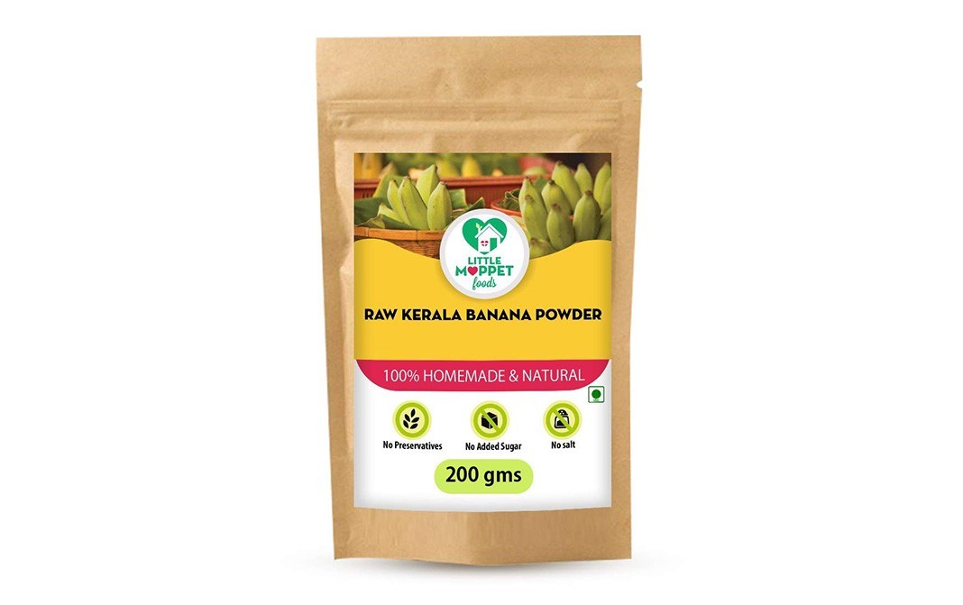 Little Moppet Foods Raw Kerala Banana Powder    Pack  200 grams